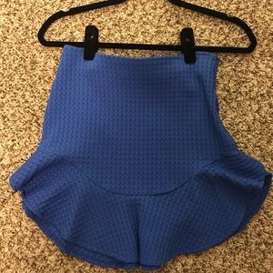 Size Small Zara Royal Blue mini skirt